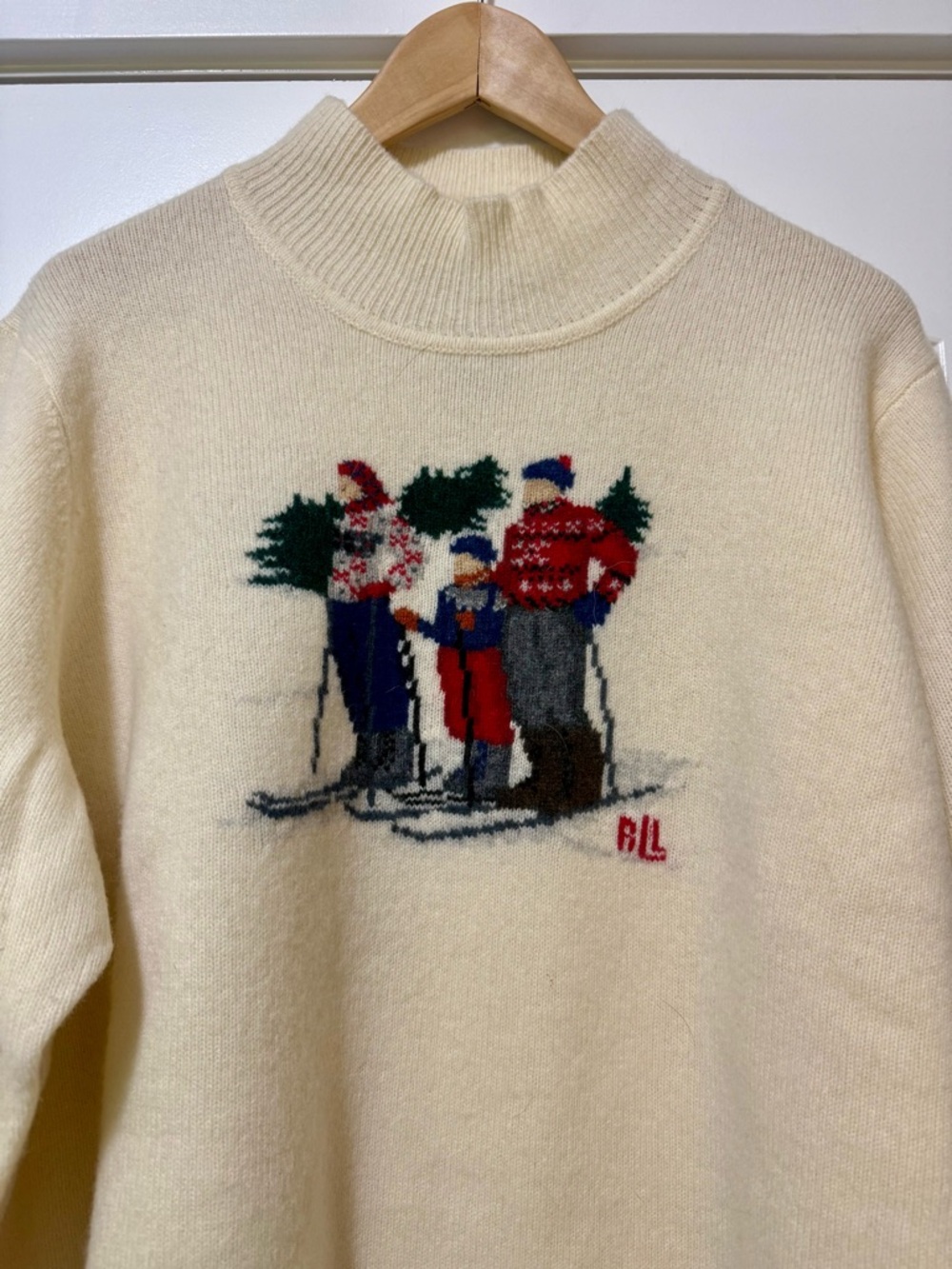 Lauren Ralph Lauren Wool Ski Mock Neck Sweater 3X